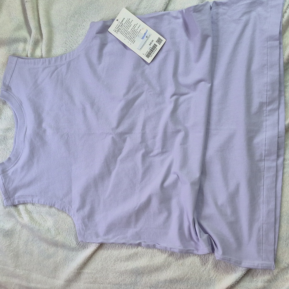 Lululemon All Yours Organic Cotton Tank Size L NWT - Picture 4 of 11